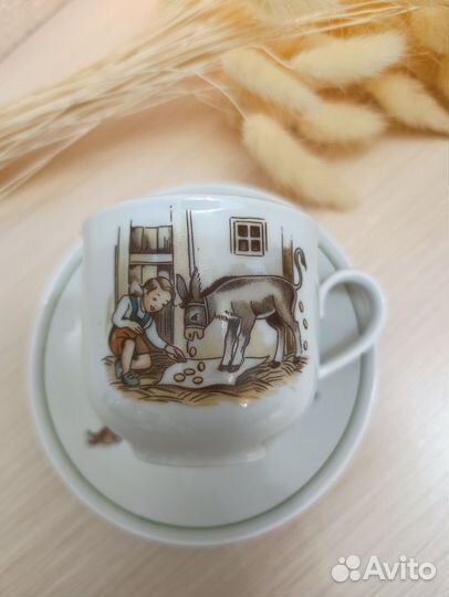 Чайная пара детская ГДР Кольдиц