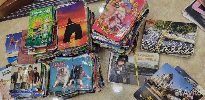 Коллекция календарей 623 шт