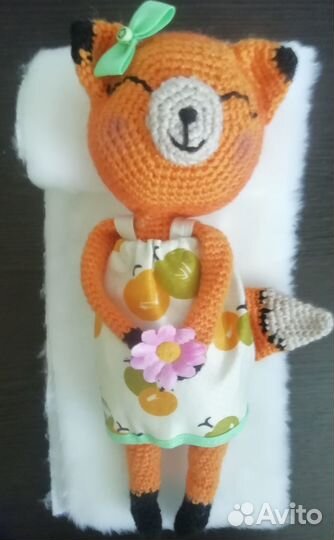 Мягкая игрушка лисенок