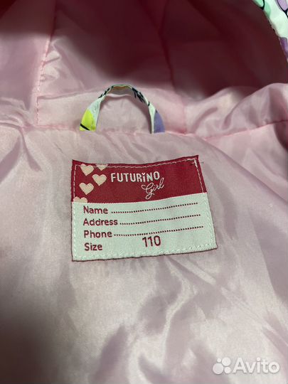 Ветровка для девочки 110