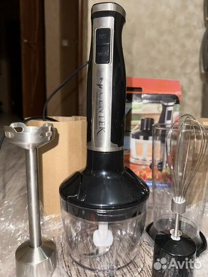 Блендер погружной 3в1 новый