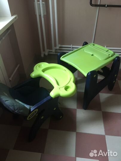 Стульчик для кормления ребенка детский со столом