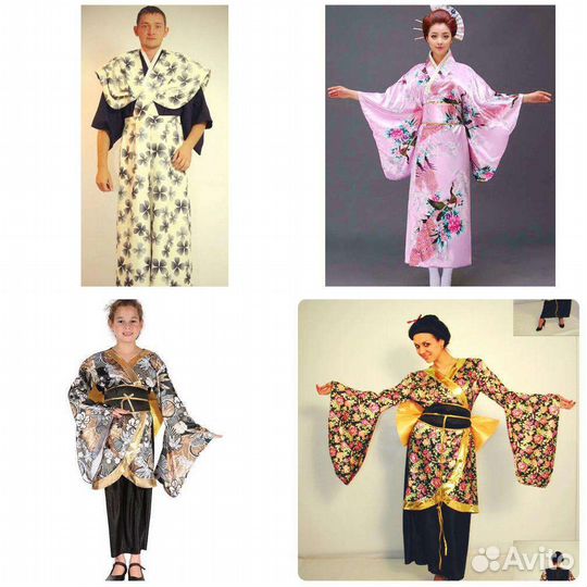 Китаянка, японка, самурай, китайский император