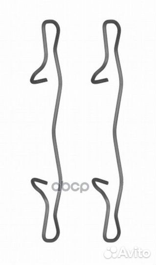 Пружина крепления торм.колодок audi A3, Q2, TT