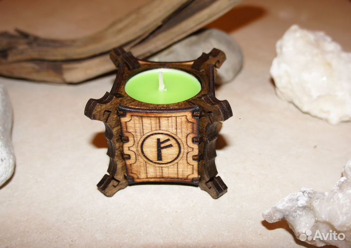 Магическая свеча вечная на Деньги и Богатство