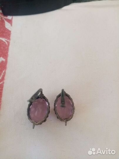 Серьги серебро СССР