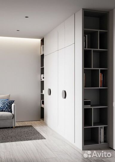 Стенка стеллаж в гостиную