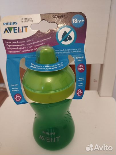 Поильник непроливайка avent новый