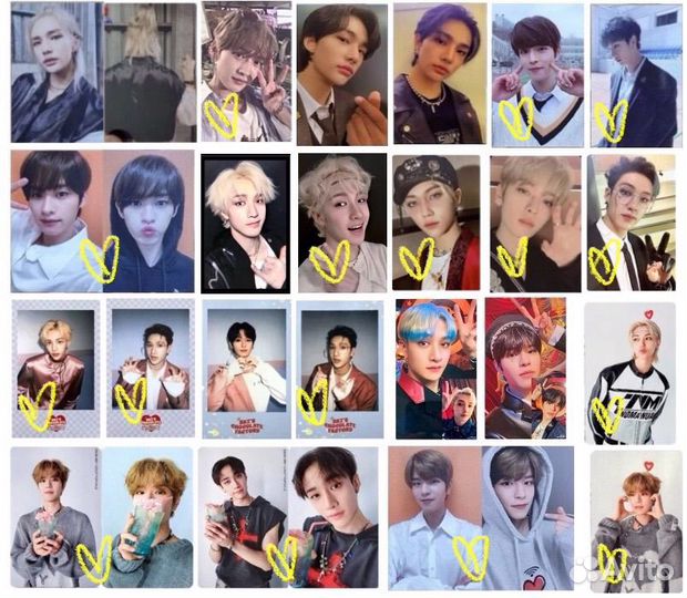 Карты stray kids rock star, the sound, фотобуки