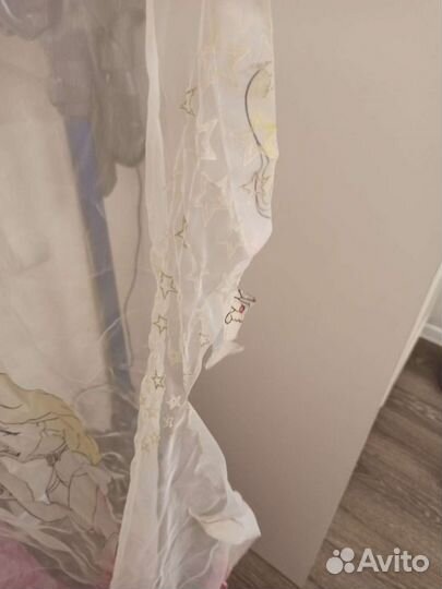 Занавеска в детскую, 5.5 метра с принцессами