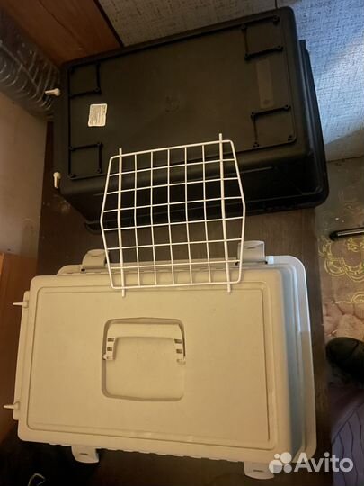 Переноска для кошек пластиковая большая