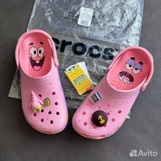 10 US Crocs x SpongeBob Patrick Star Classic Clog