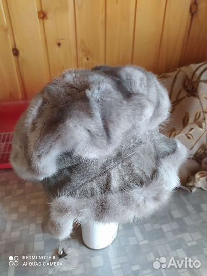 Шапка норковая женская