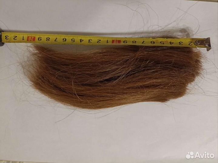 Волосы натуральные срез