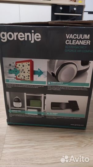 Пылесос gorenje VC 1701 новый