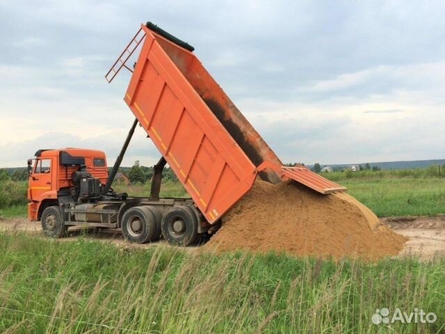 Песок карьерный с доставкой. Нал/бнал