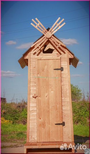 Дачный туалет с установкой SUN339