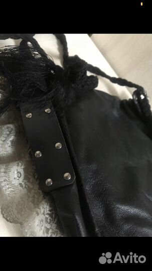 Сумка женская из натуральной кожи,чёрная