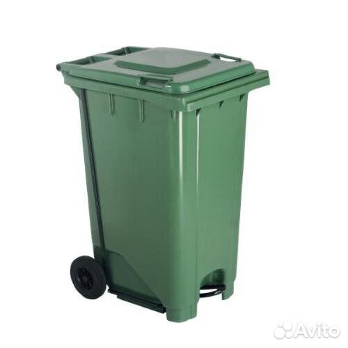 Контейнер для мусора 120 литров, с педалью