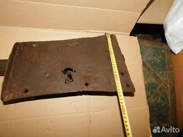 Антикварный,большой,кованный,амбарный, замок