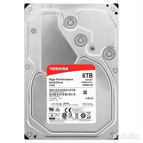 Жесткий диск Toshiba sata-III 6Tb P300 (5400rpm) 1