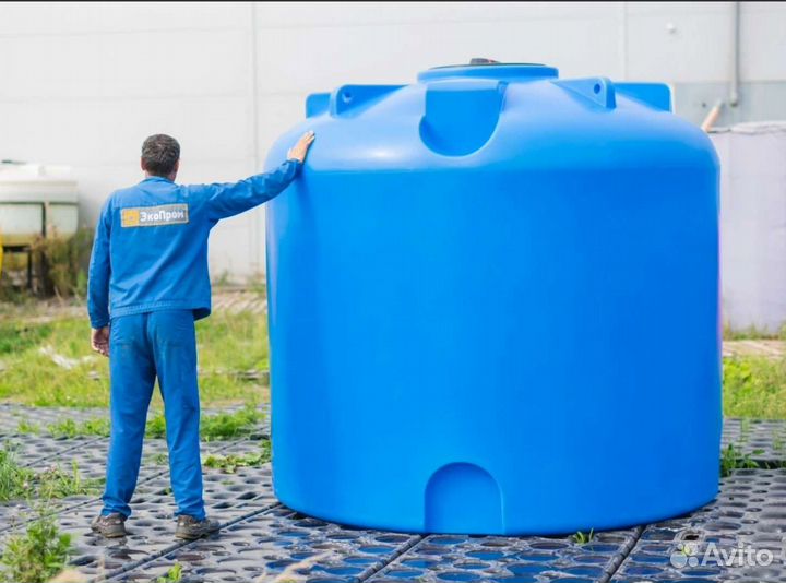 Емкость пластиковая для воды кас жку 10куб