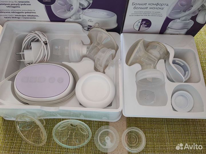 Молокоотсос Philips avent электрический + ручной