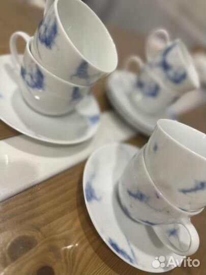 Чашки блюдца сервиз
