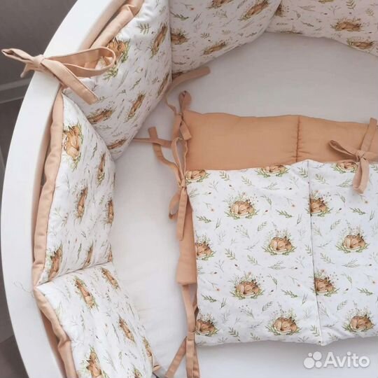 Бортики в кроватку новые