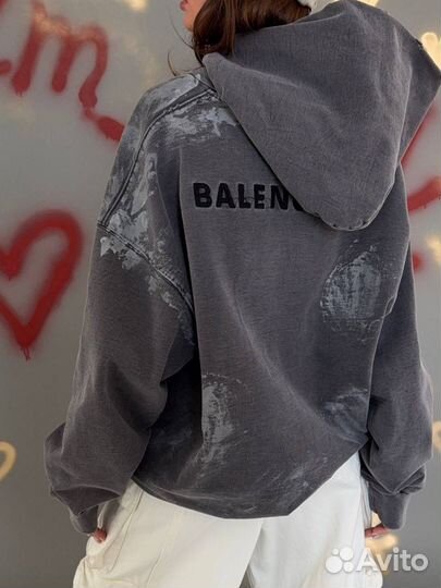 Толстовка худи balenciaga женское