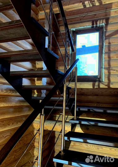 Металлокаркас для лестницы 