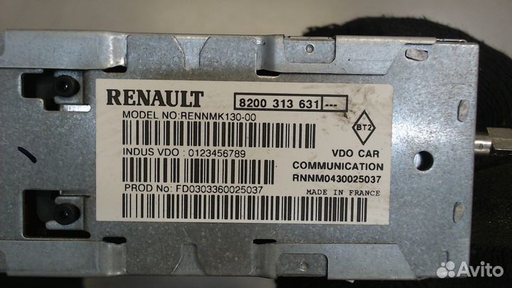 Проигрыватель, навигация Renault Vel Satis, 2003