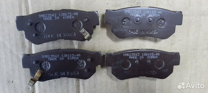 Колодки тормозные задние Хендай / Киа