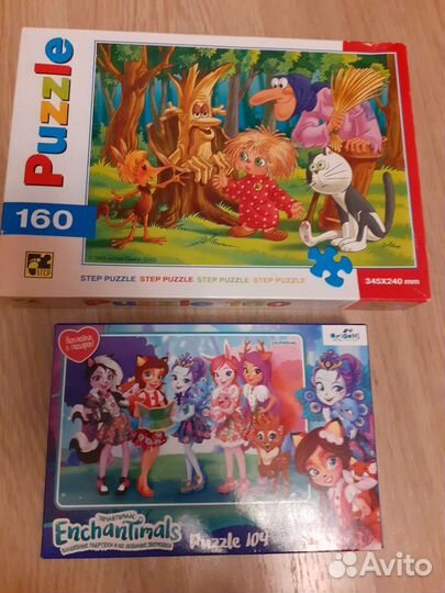 Пазлы разные (5 видов)