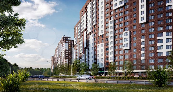 2-к. квартира, 63,8 м², 2/22 эт.