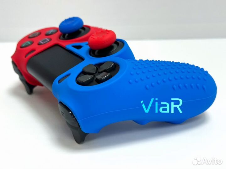 Чехол Красно-Синий+накладки (PS4) NEW