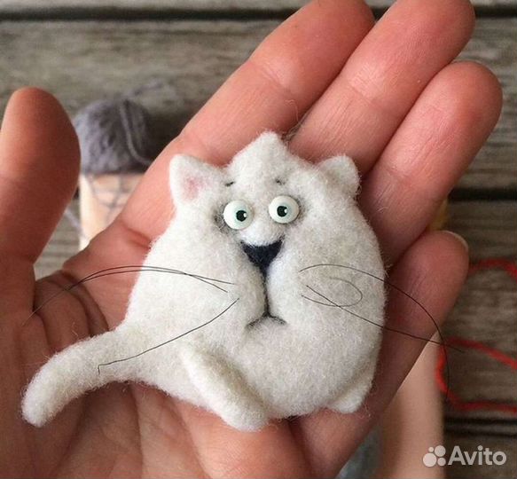 Кошачья шерсть для поделок