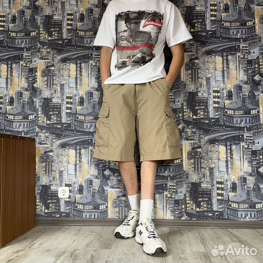 Широкие карго шорты Carhartt