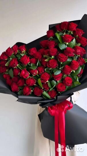 Цветы розы букет