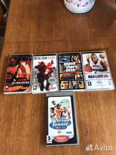 Диски для psp и чехол