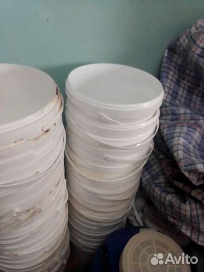 Ведра пластиковые 10л б/у