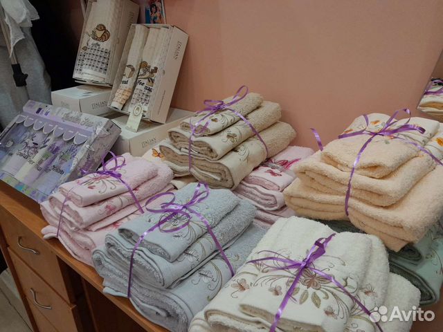Махровые полотенца,кухонные полотенца