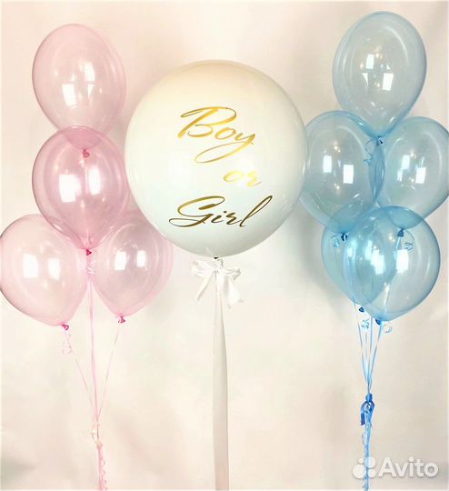 Шар мальчик или девочка Гендер пати