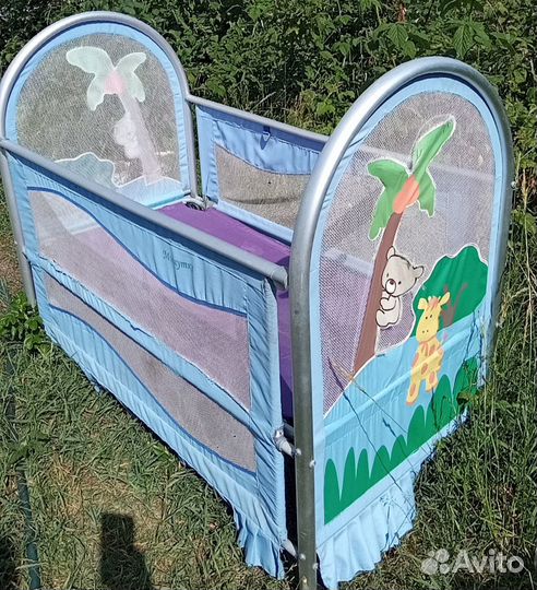 Детская кровать манеж