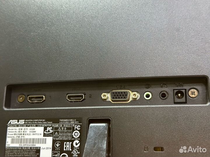 Монитор Asus 21.5