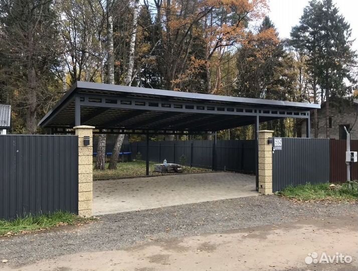 Металлический навес