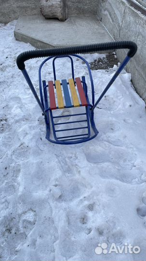 Детские зимние санки