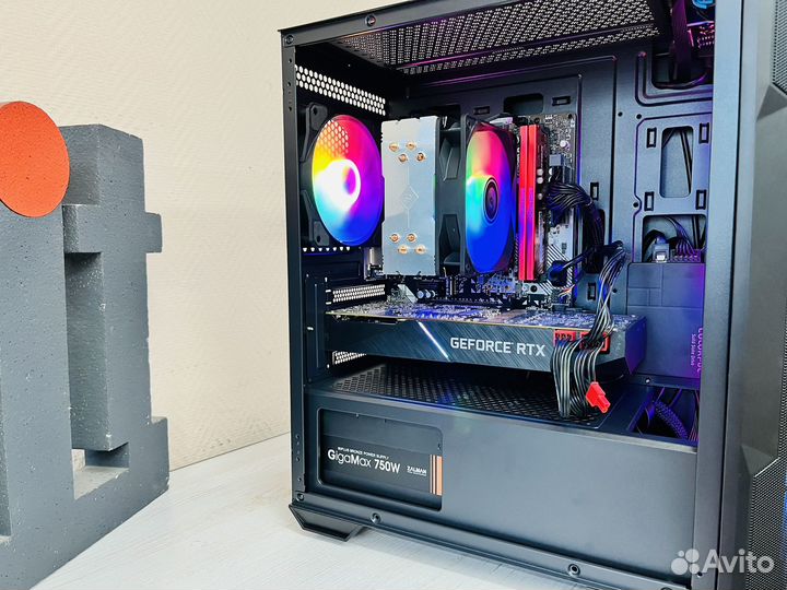 Игровой пк ryzen 5500 RTX 3050 8gb