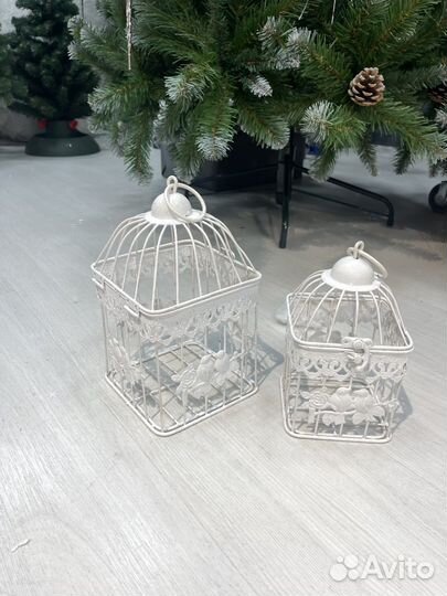 Декоративные подсвечники клетки