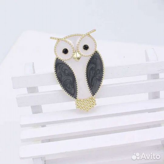 Брошь сова